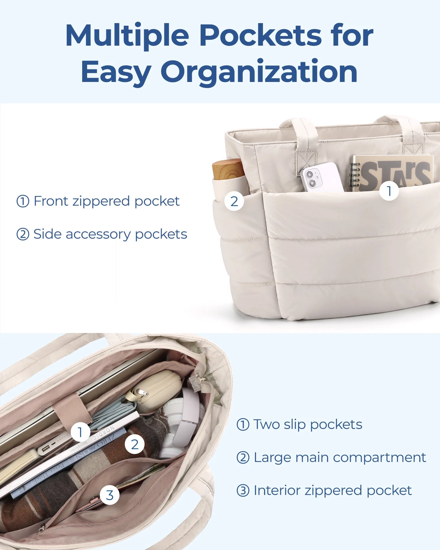 Large Shopping Tote Bag