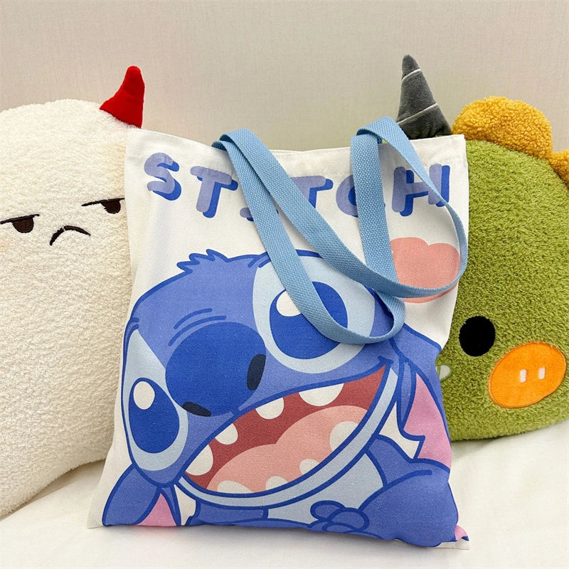 Disney Stitch Cartoon Tote Bag