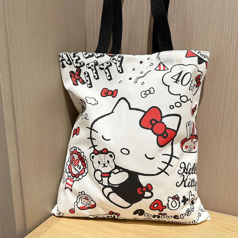 Sanrio Kawaii Canvas Tote Bag