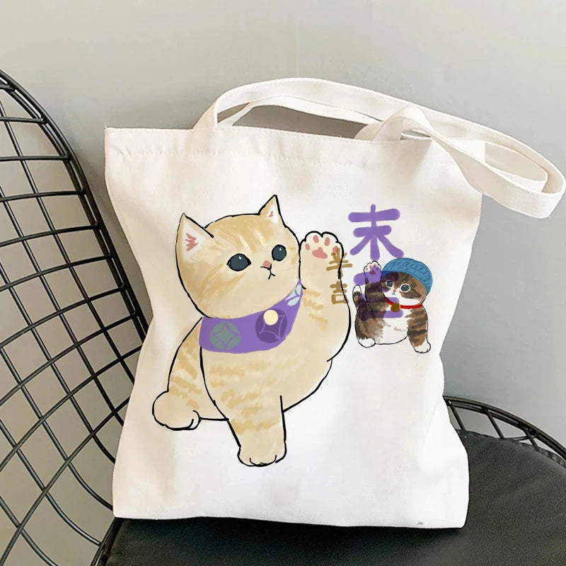 Kawaii Cats Manga Tote Bag