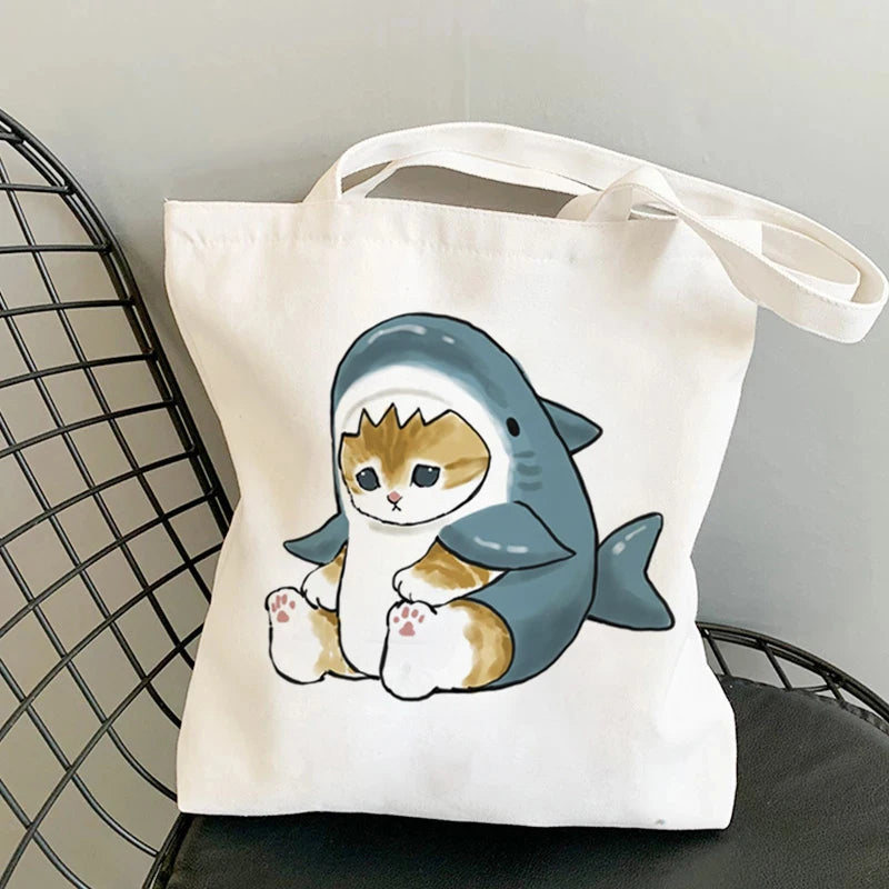 Kawaii Cats Manga Tote Bag