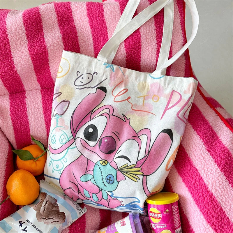 Disney Stitch Cartoon Tote Bag