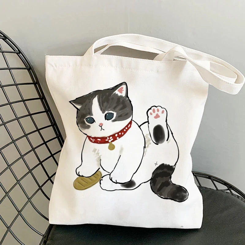 Kawaii Cats Manga Tote Bag