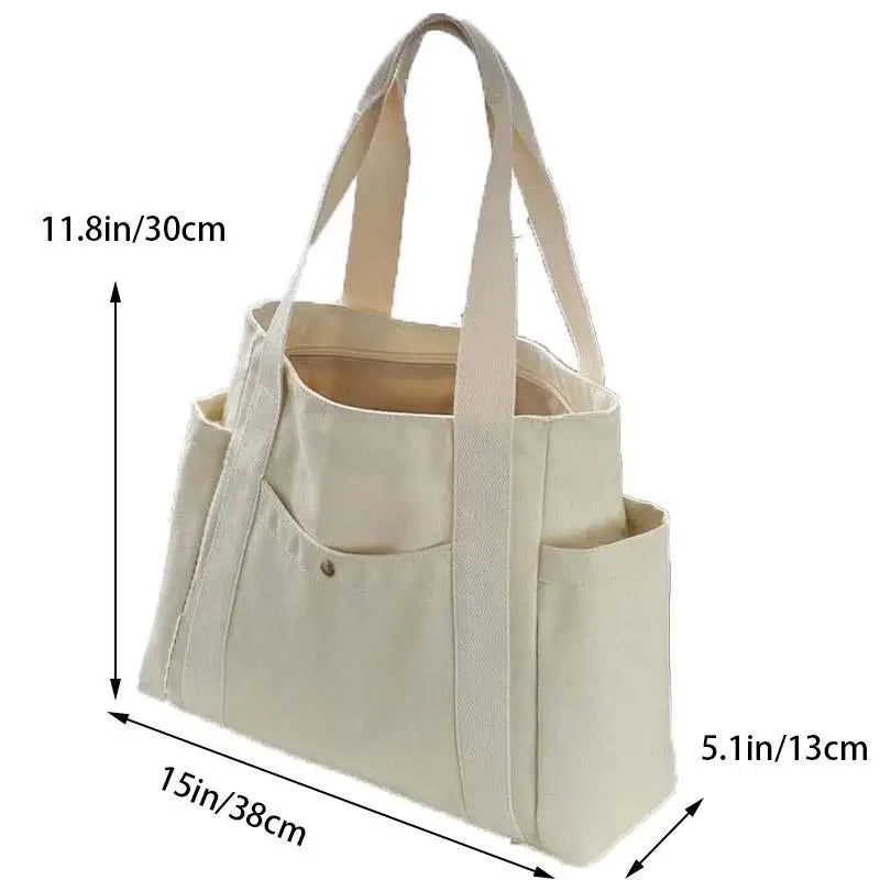 Large Capacity Canvas Tote Bag