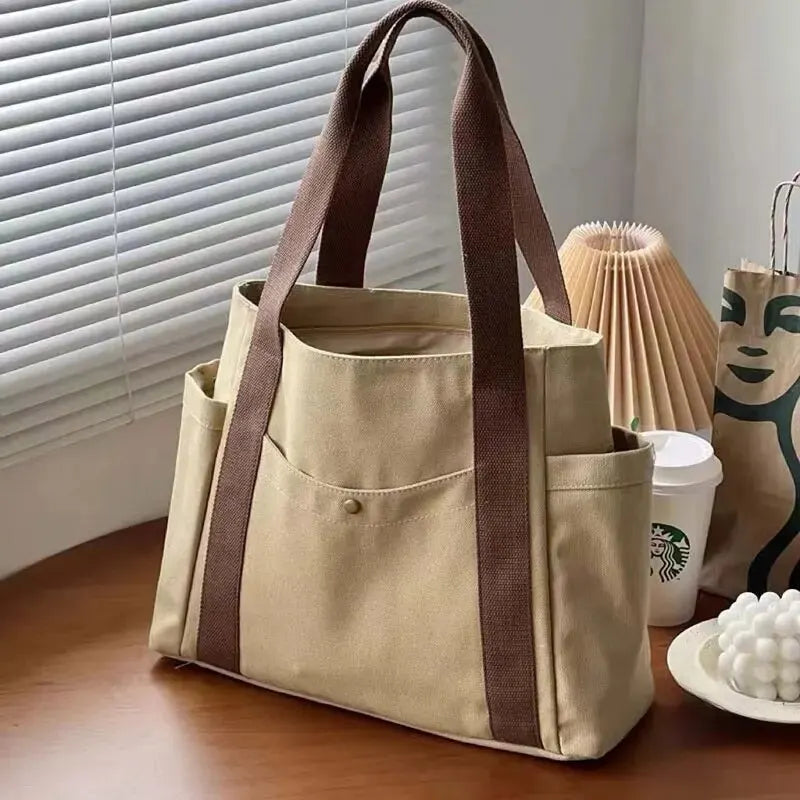Large Capacity Canvas Tote Bag