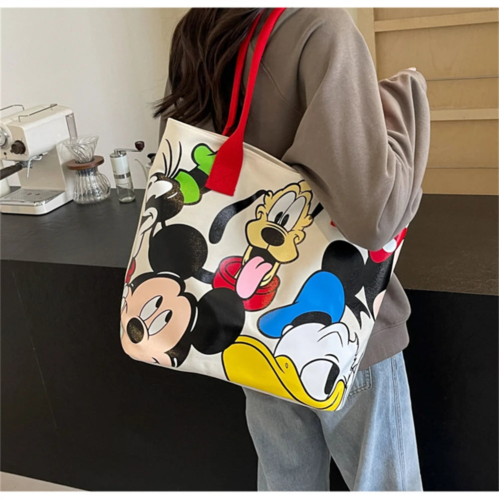 Mickey Mouse Canvas Shoulder Bag