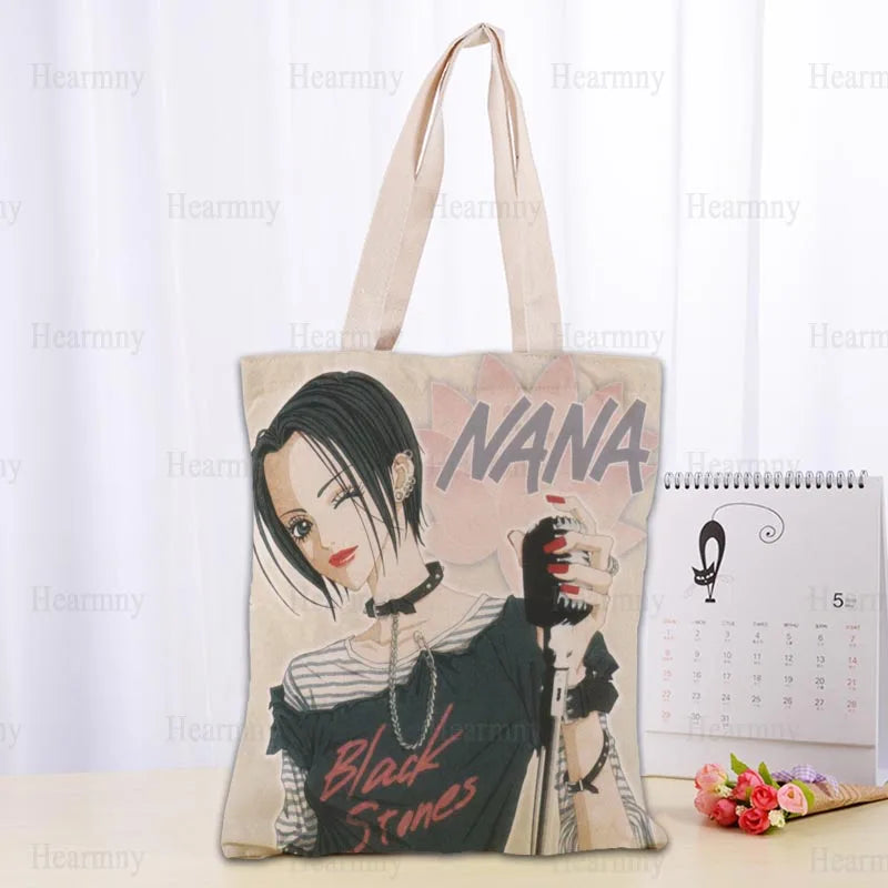 Nice Nana Anime Girl Cotton Tote Bag