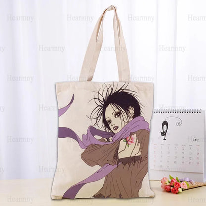 Nice Nana Anime Girl Cotton Tote Bag