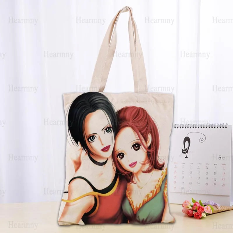 Nice Nana Anime Girl Cotton Tote Bag
