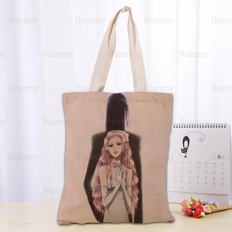 Nice Nana Anime Girl Cotton Tote Bag
