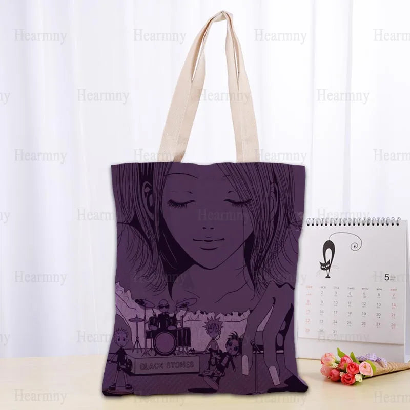 Nice Nana Anime Girl Cotton Tote Bag