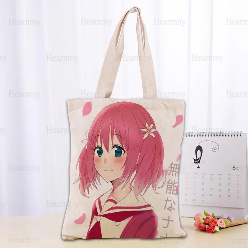 Nice Nana Anime Girl Cotton Tote Bag