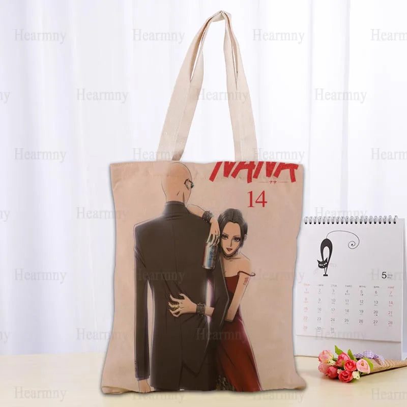 Nice Nana Anime Girl Cotton Tote Bag