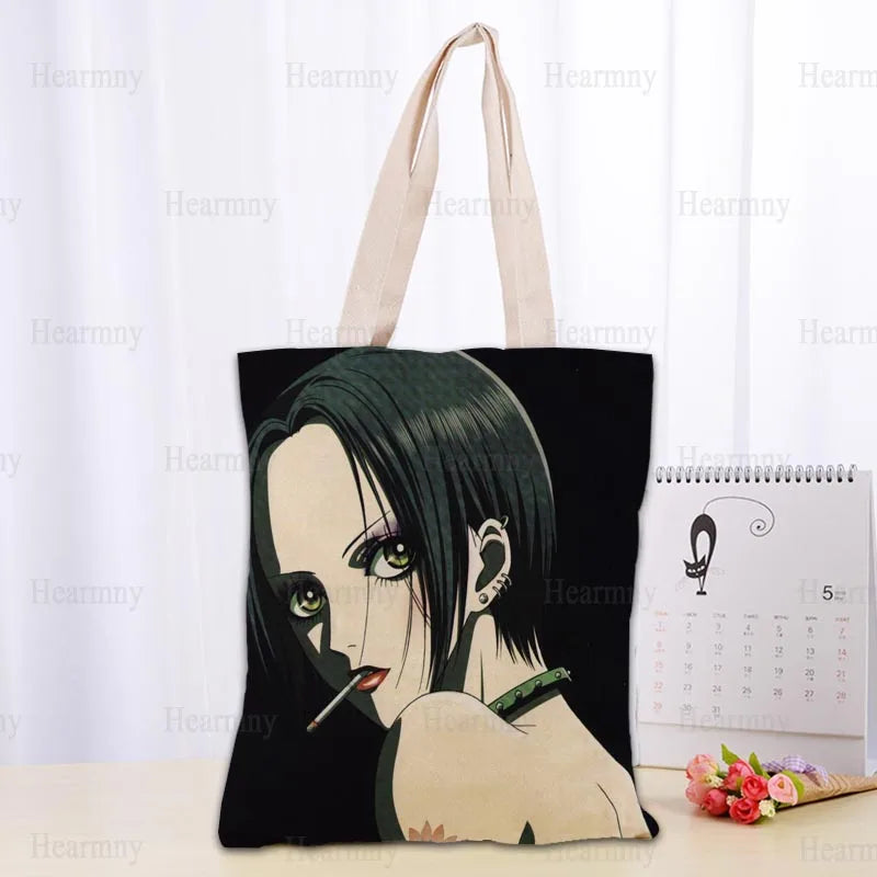 Nice Nana Anime Girl Cotton Tote Bag