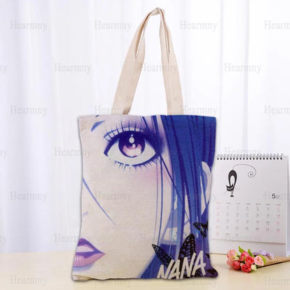 Nice Nana Anime Girl Cotton Tote Bag