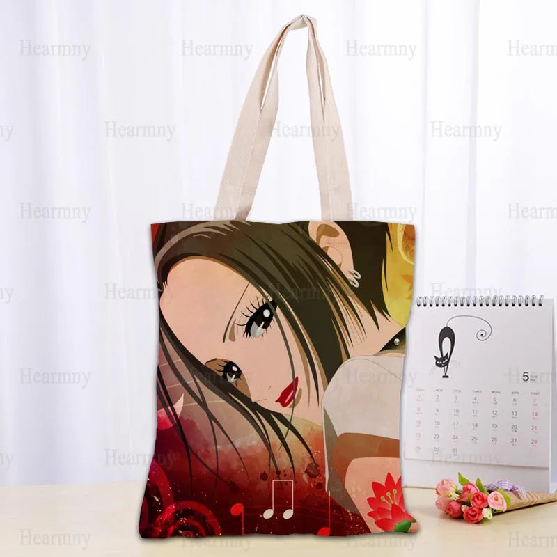 Nice Nana Anime Girl Cotton Tote Bag