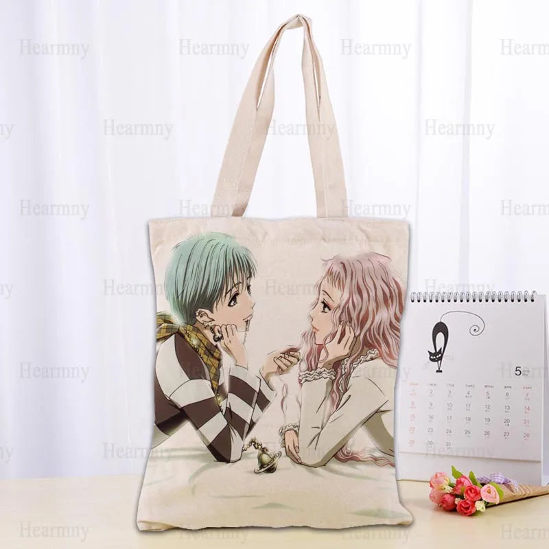 Nice Nana Anime Girl Cotton Tote Bag