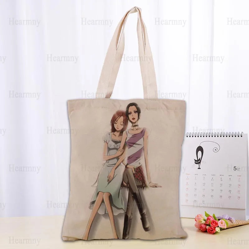 Nice Nana Anime Girl Cotton Tote Bag