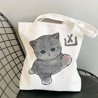 Kawaii Cats Manga Tote Bag