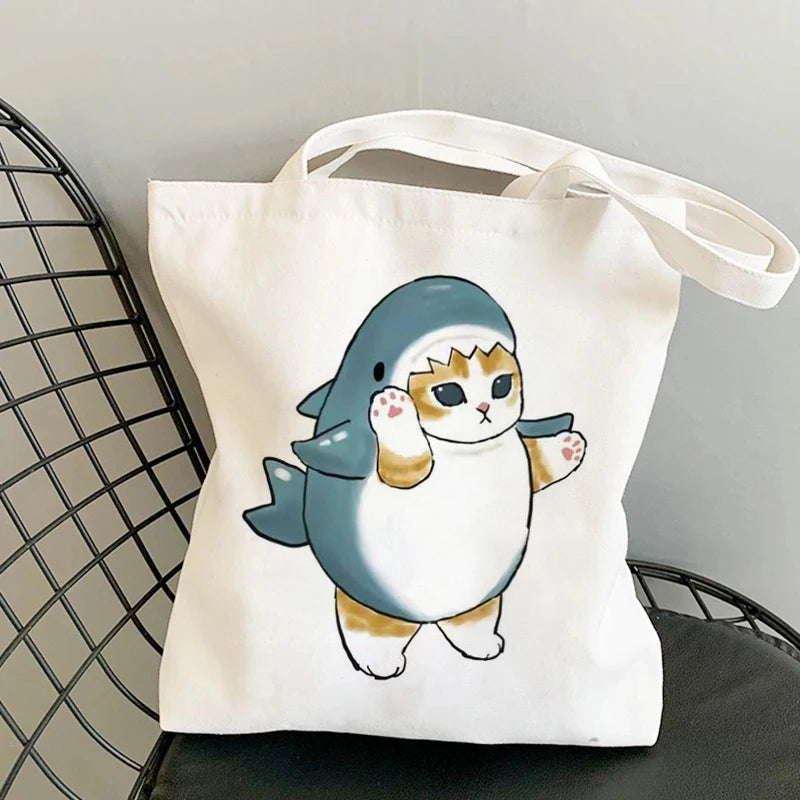 Kawaii Cats Manga Tote Bag
