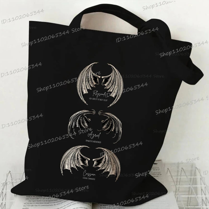 Fourth Wing Women Canvas Tote Bag