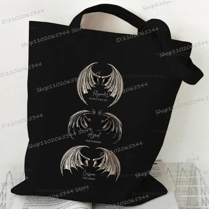 Fourth Wing Women Canvas Tote Bag