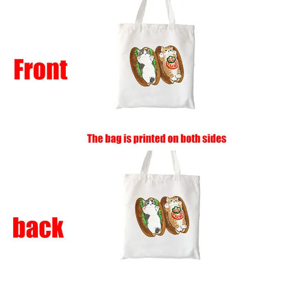 Kawaii Cats Manga Tote Bag