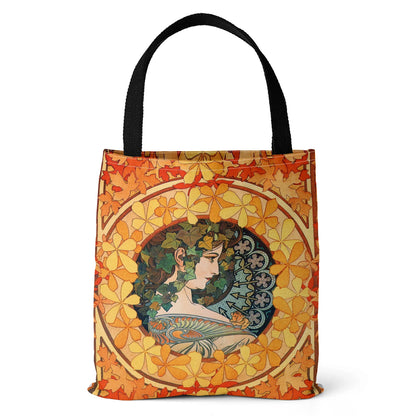 Mucha Series Digital Print Tote