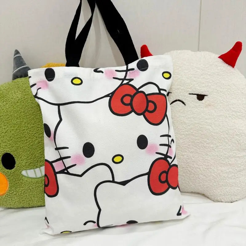 Hello Kitty Canvas Tote Bag