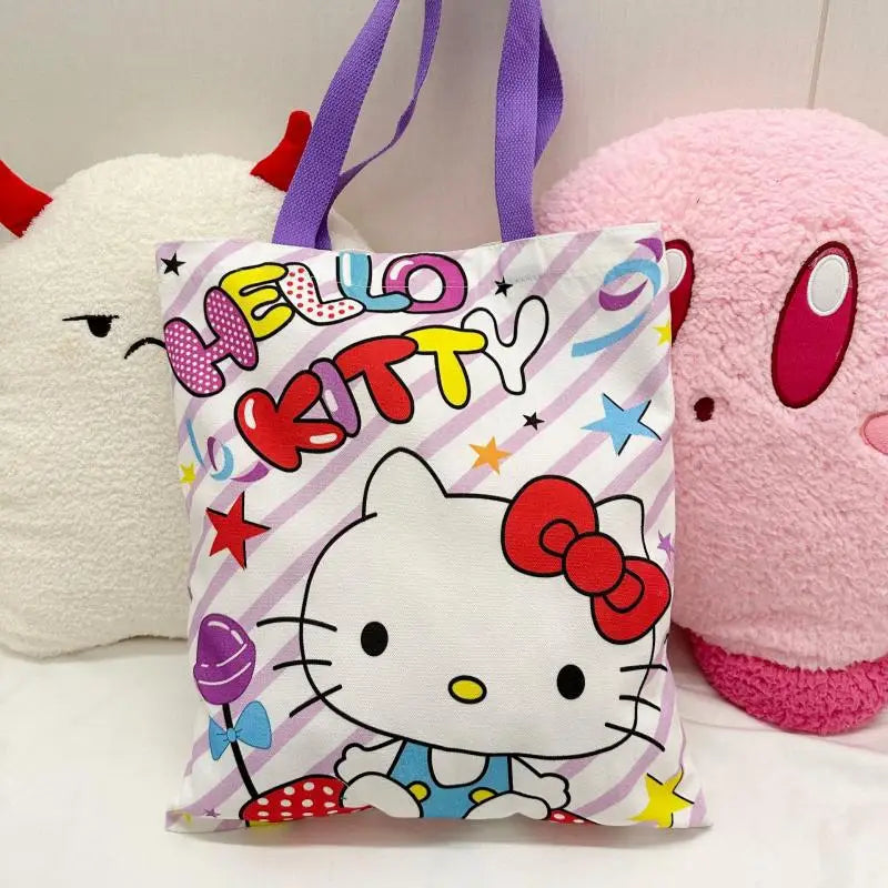 Hello Kitty Canvas Tote Bag