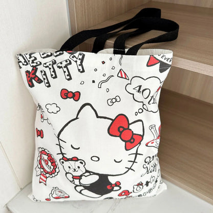 Hello Kitty Canvas Tote Bag