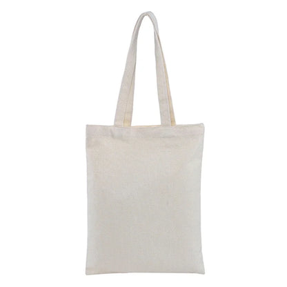Large Capacity Black and White Canvas Shoulder Tote Bag
