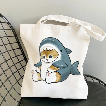 Kawaii Cats Manga Tote Bag