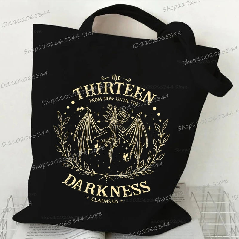 Fourth Wing Women Canvas Tote Bag