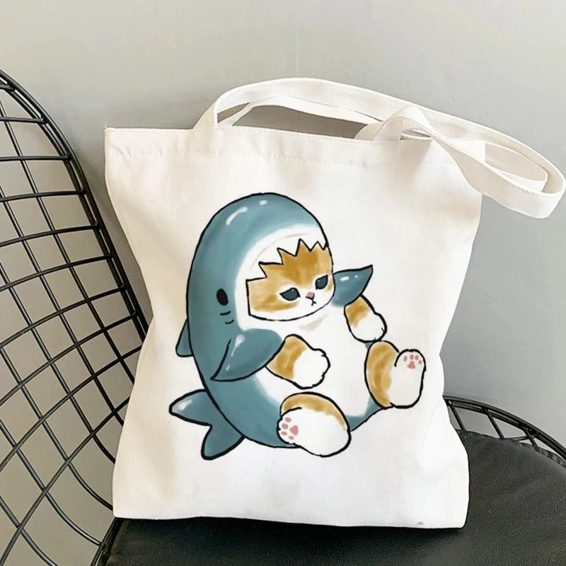 Kawaii Cats Manga Tote Bag
