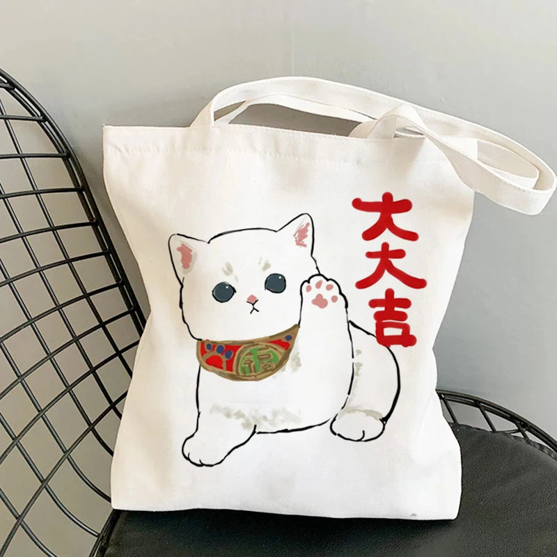 Kawaii Cats Manga Tote Bag