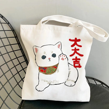 Kawaii Cats Manga Tote Bag