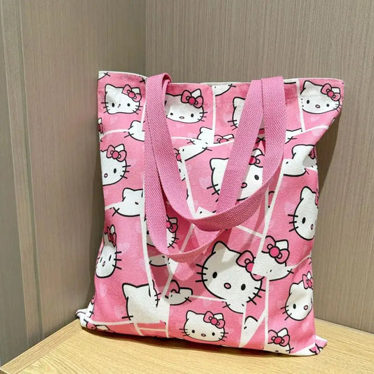 Hello Kitty Canvas Tote Bag