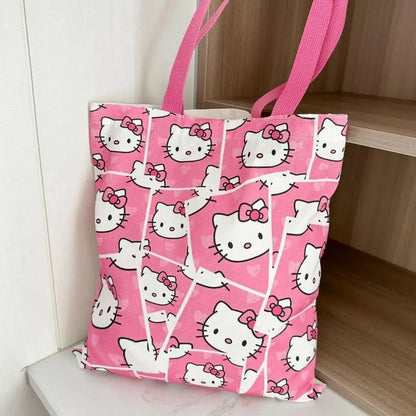 Hello Kitty Canvas Tote Bag