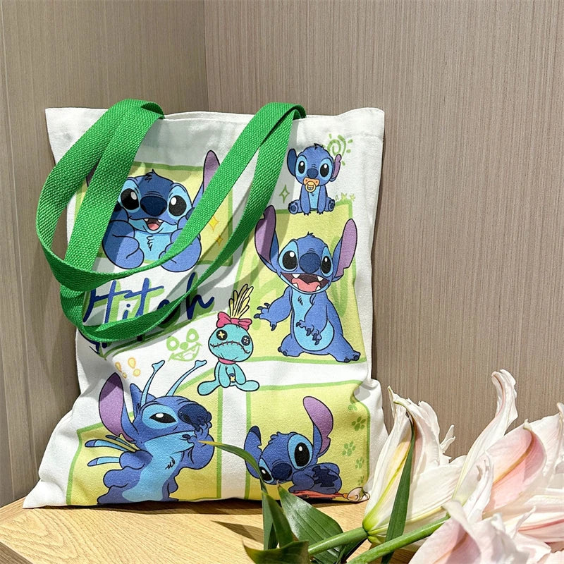 Disney Stitch Cartoon Tote Bag