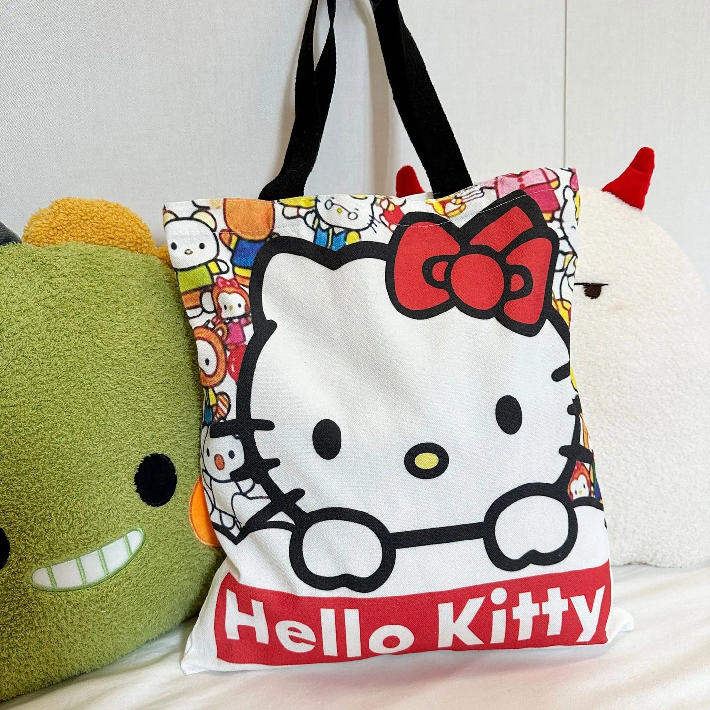 Hello Kitty Canvas Tote Bag
