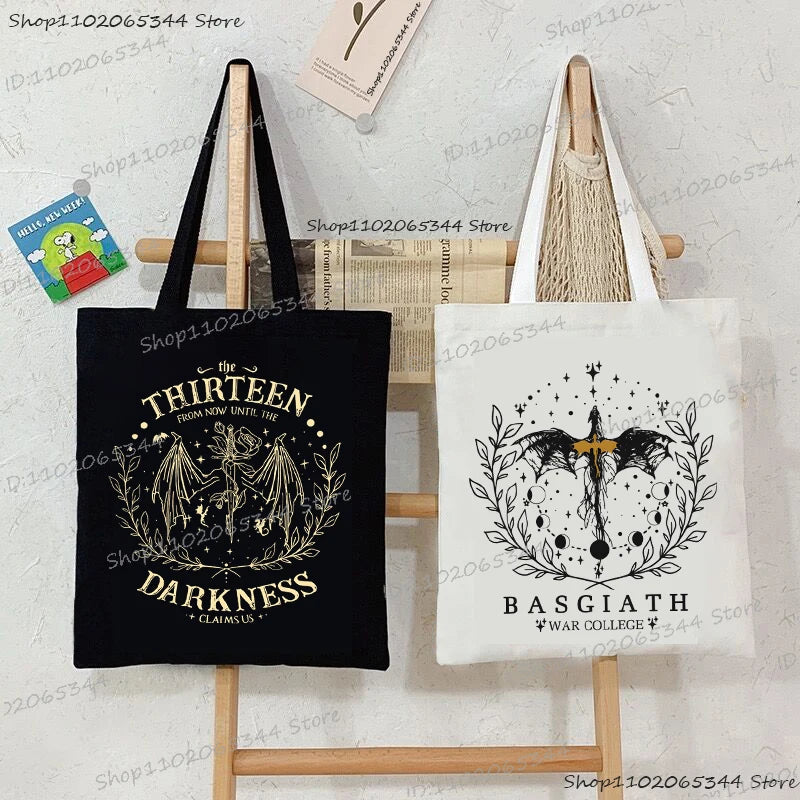 Fourth Wing Women Canvas Tote Bag