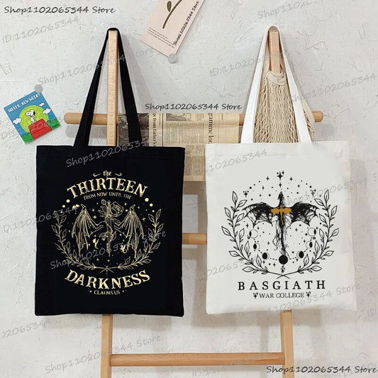 Fourth Wing Women Canvas Tote Bag