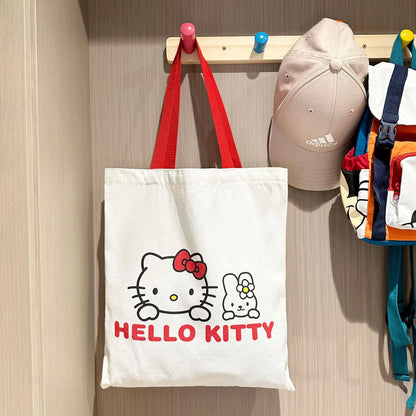 Hello Kitty Canvas Tote Bag
