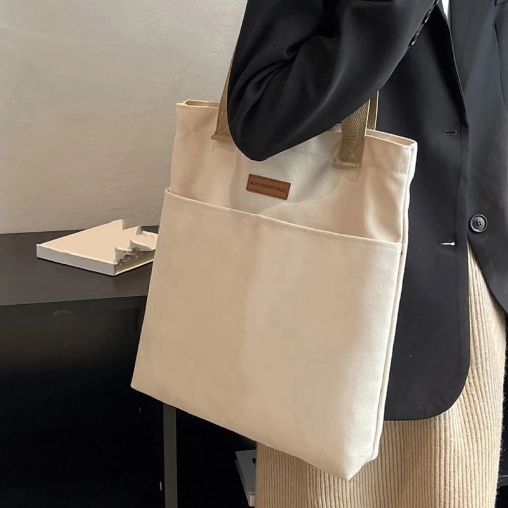 Stiched Minimalist Tote Bag