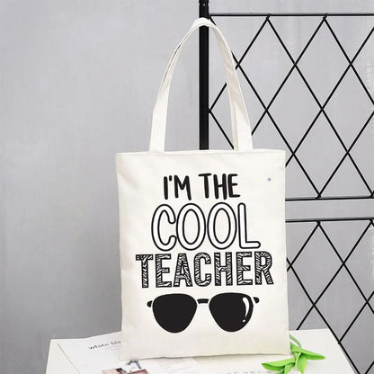 Teacher Love Inspire Canvas Tote Bag
